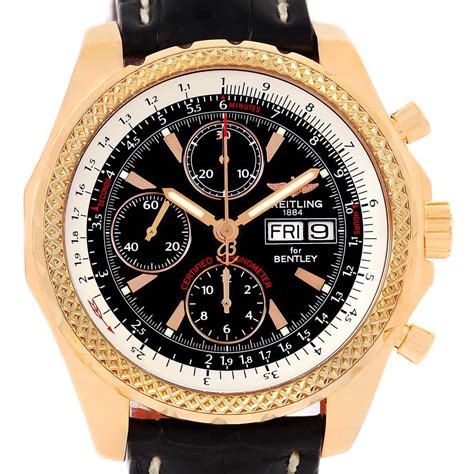 breitling bentley rose gold watch|breitling gold watch price.